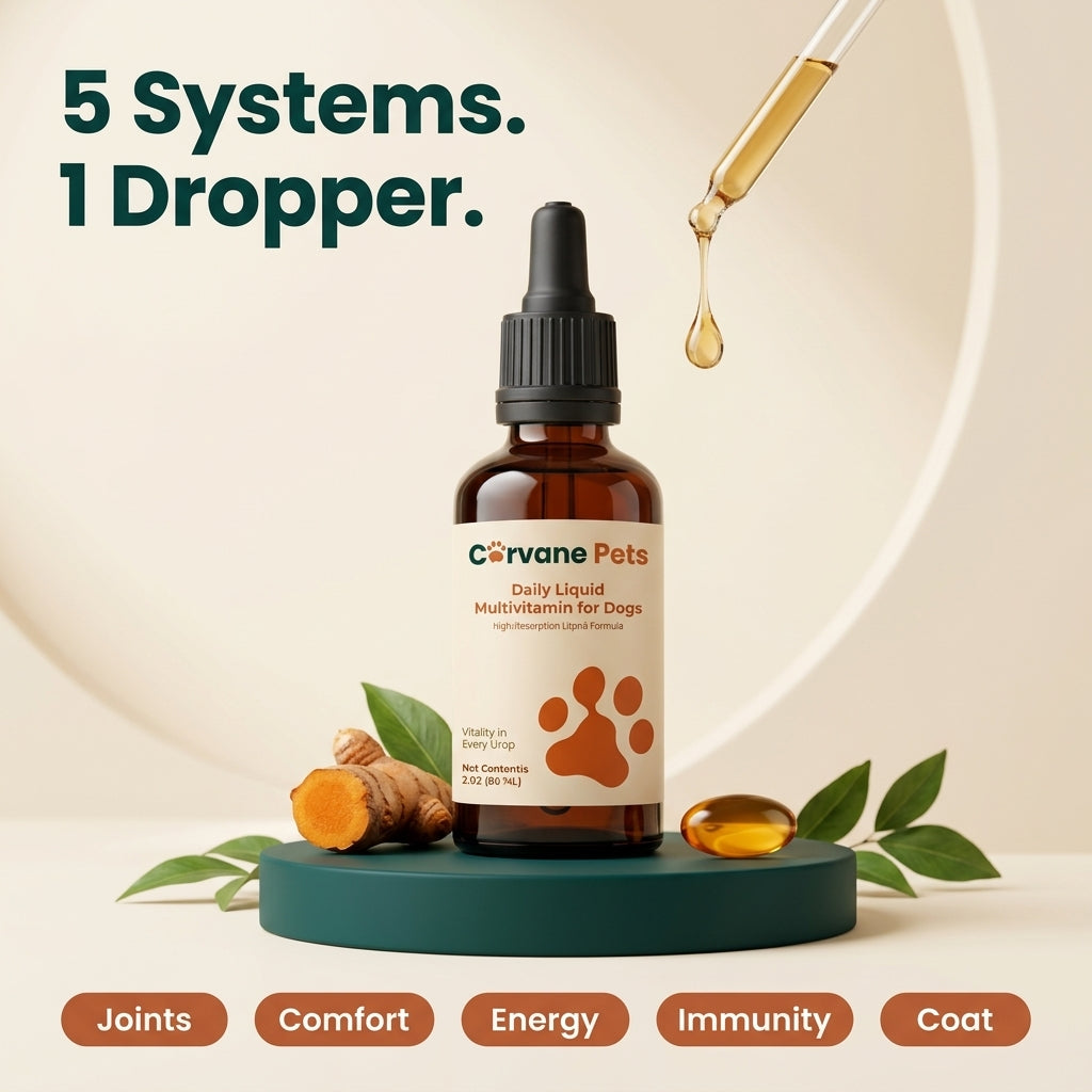 Corvane Pets® 5-in-1 Vitality Drops
